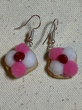 Cookie Earrings - fuzzy